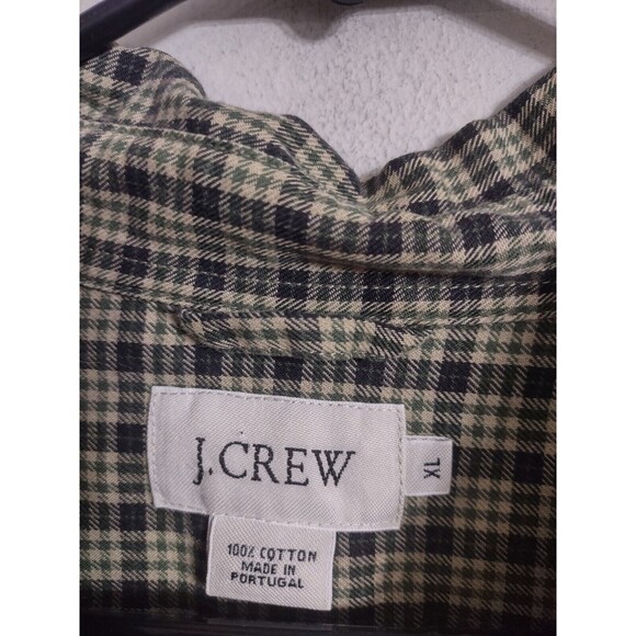 J.Crew Shirt Plaid Button Down Buffalo Check Size XL Long Sleeve - Picture 2 of 6